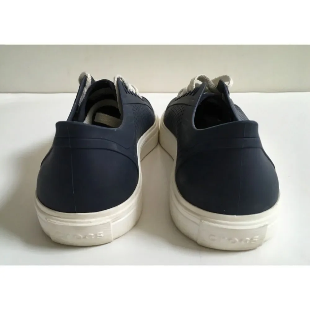 Crocs Citilane Roka Court Mens Navy Blue Casual Shoes 204872 Low Top Size 9